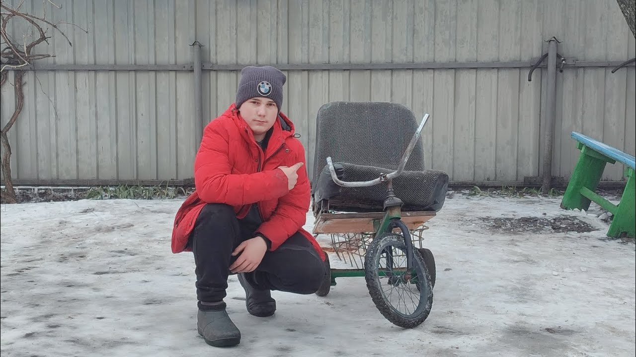 ЗРОБИВ САМОДЕЛЬНИЦ ТРЬОХКОЛЕСНИЙ ВЕЛИК или САМИЙ УЖАСНИЙ ВЕЛИК В МИРЕ!