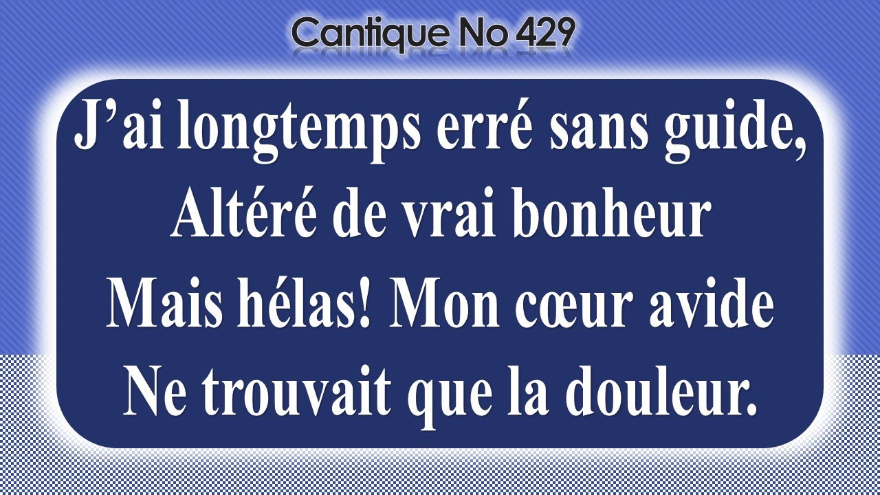 No 429-J&rsquo;ai longtemps err&eacute; sans guide
