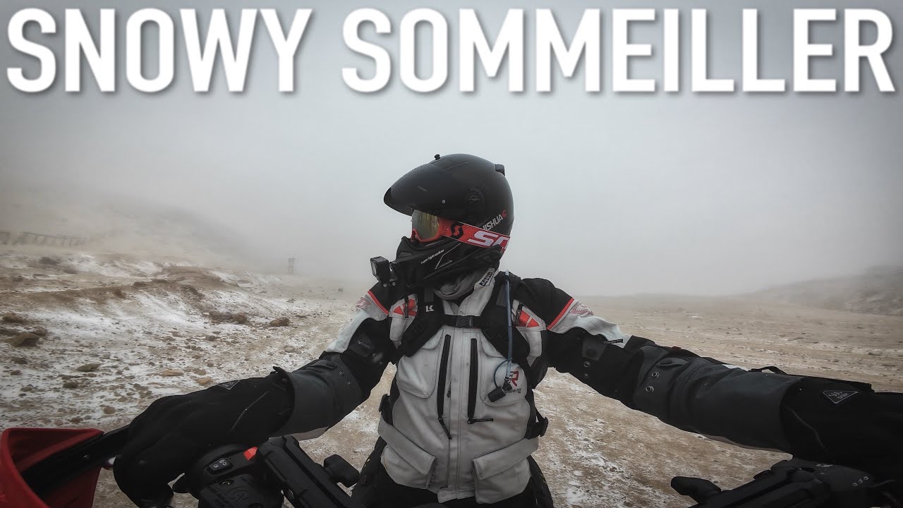 ADV Italy 5. 3000 meters up in the SNOW, on the Colle del Sommeiller