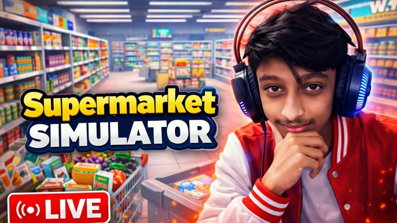 I Opened My Own Supermarket 😱 | Supermarket Simulator LIVE