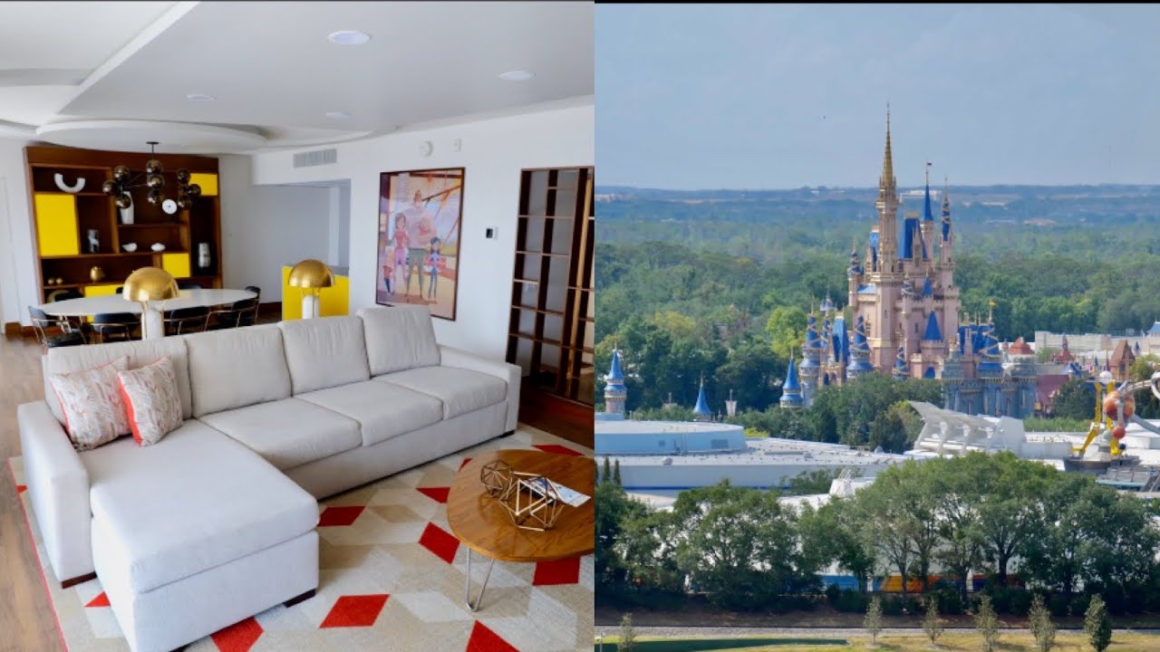 Disney's Contemporary Resort Presidential Suite Tour w/ Magic Kingdom View in 4K | Walt Disney World