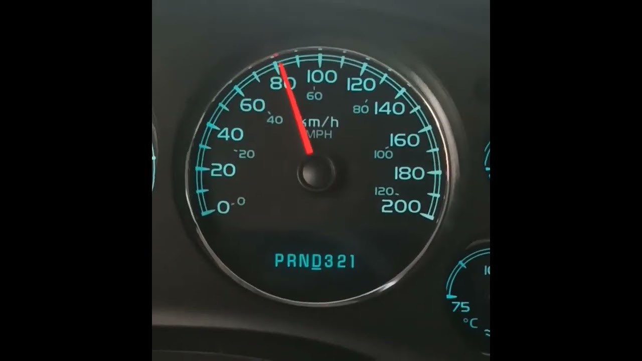 Chevrolet Tahoe 5.3  0-130 km/h acceleration. Model 2007