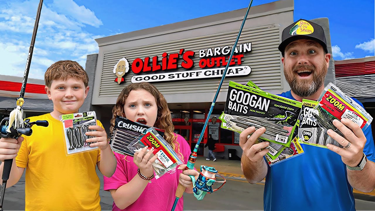Ollie’s Bargain Outlet Fishing Challenge!!! (They Actually Worked!)