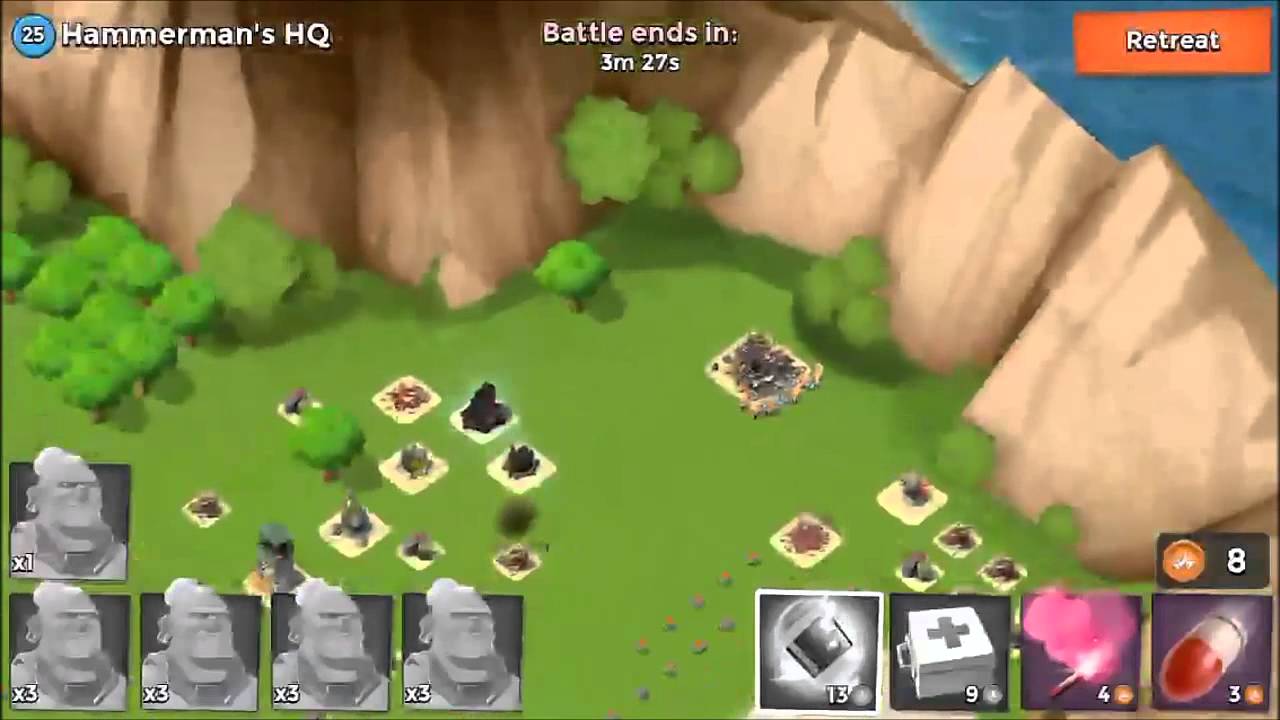 How to Beat Hammerman 25 in Boom Beach