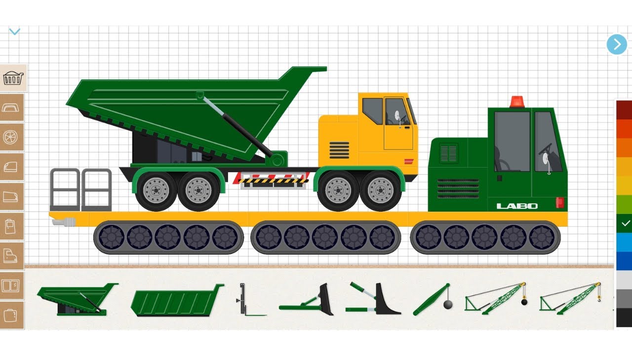 Building a Dump Truck in Labo Simulator