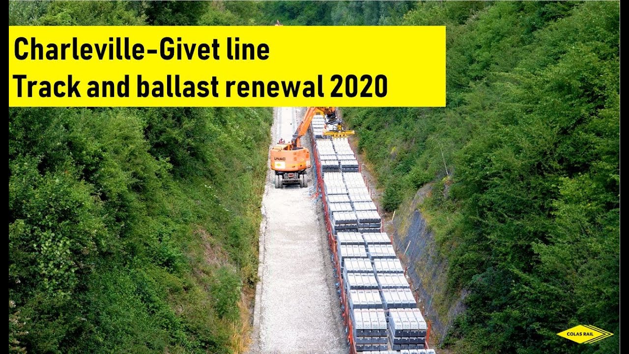 Track and ballast renewal on the Charleville-Givet line (VSEN)
