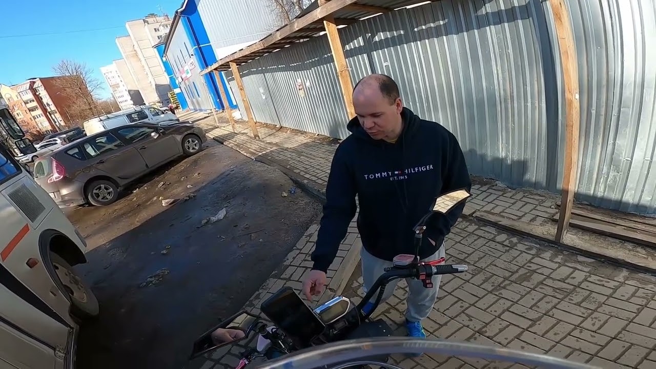Открытие сезона на электротранспорте, также показываю как соединить аккумуляторы параллельно