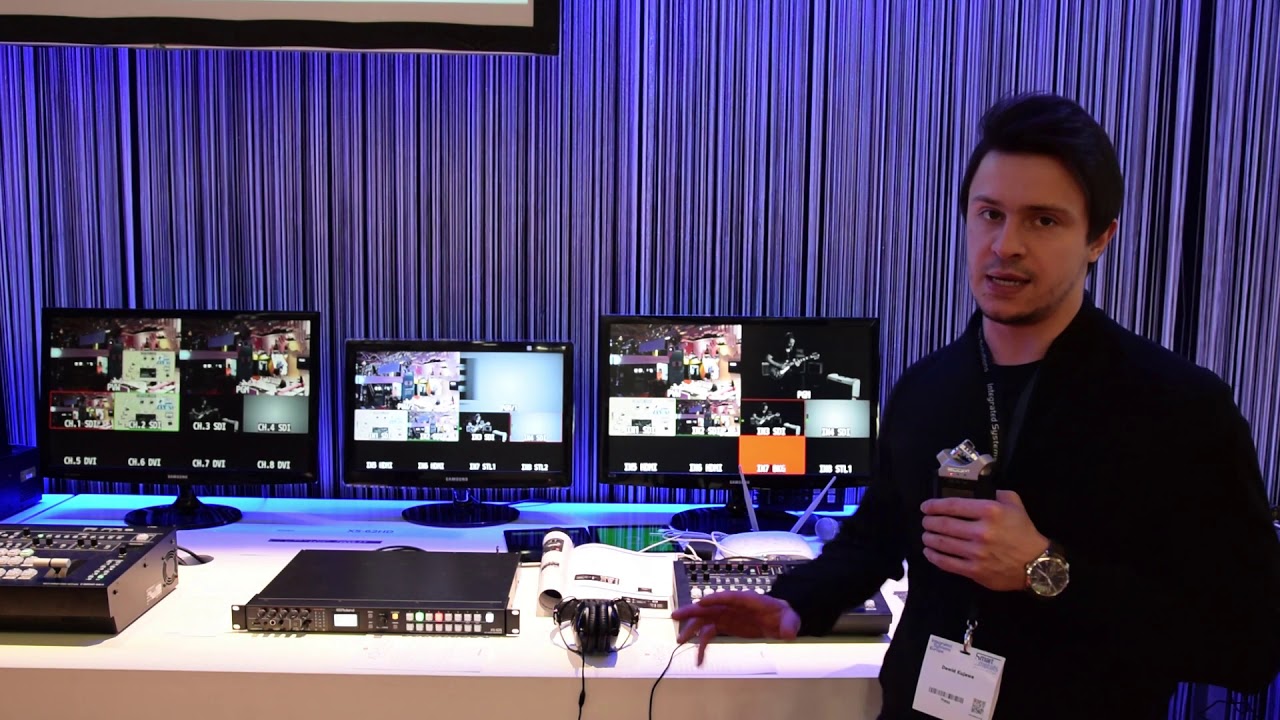 [ISE 2018] Roland V-60HD + XS-62S - Kompaktowe profesjonalne switchery video