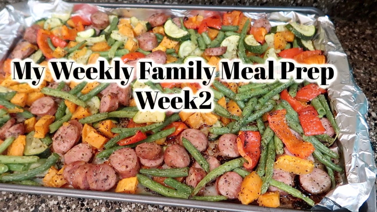 My Weekly Family Meal Plan & Prep: Week 2