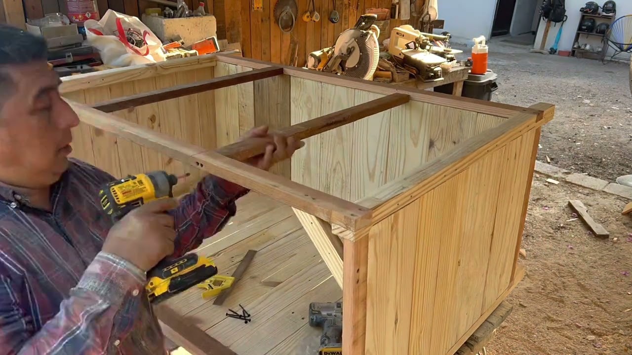 Mueble para lavamanos de Pallets
