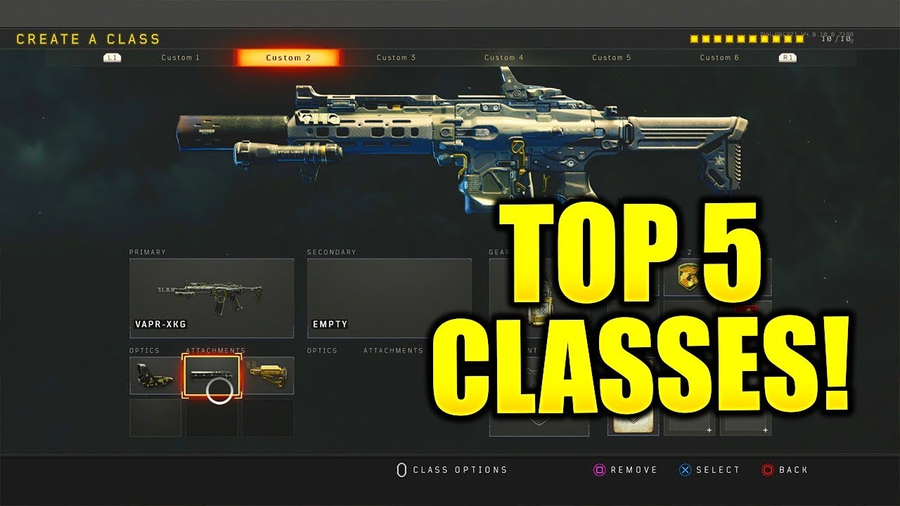 BLACK OPS 4 BEST CLASS SETUPS! COD BO4 BEST CLASS SETUPS FOR NUCLEARS IN BLACK OPS 4 BEST CLASSES!