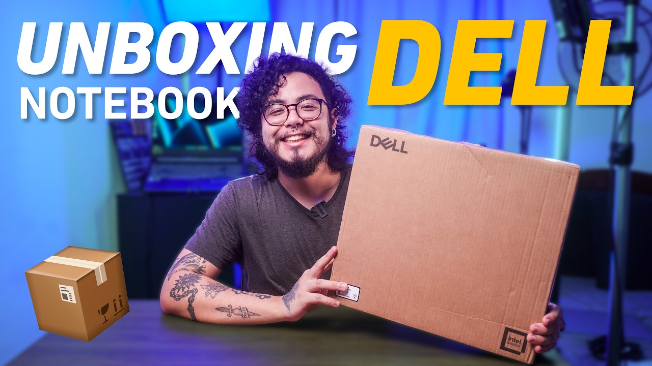 Novo NOTEBOOK DELL 2026 de 14 Polegadas 💻 Unboxing e primeiras impress&otilde;es - DC14 com CORE 5 e 7