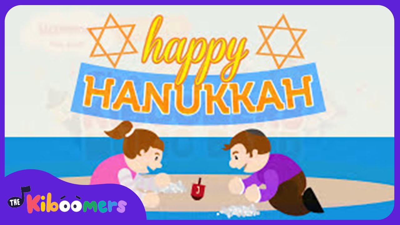 Dreidel, Dreidel, Dreidel Lyric Video - The Kiboomers Preschool Songs for Hanukkah