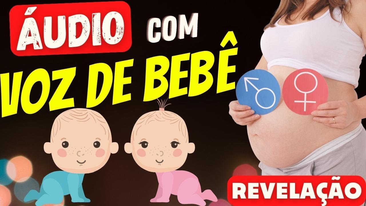 ( Chá Revelação) Áudio com Voz de Bebê Personalizado para revelação do sexo do bebê