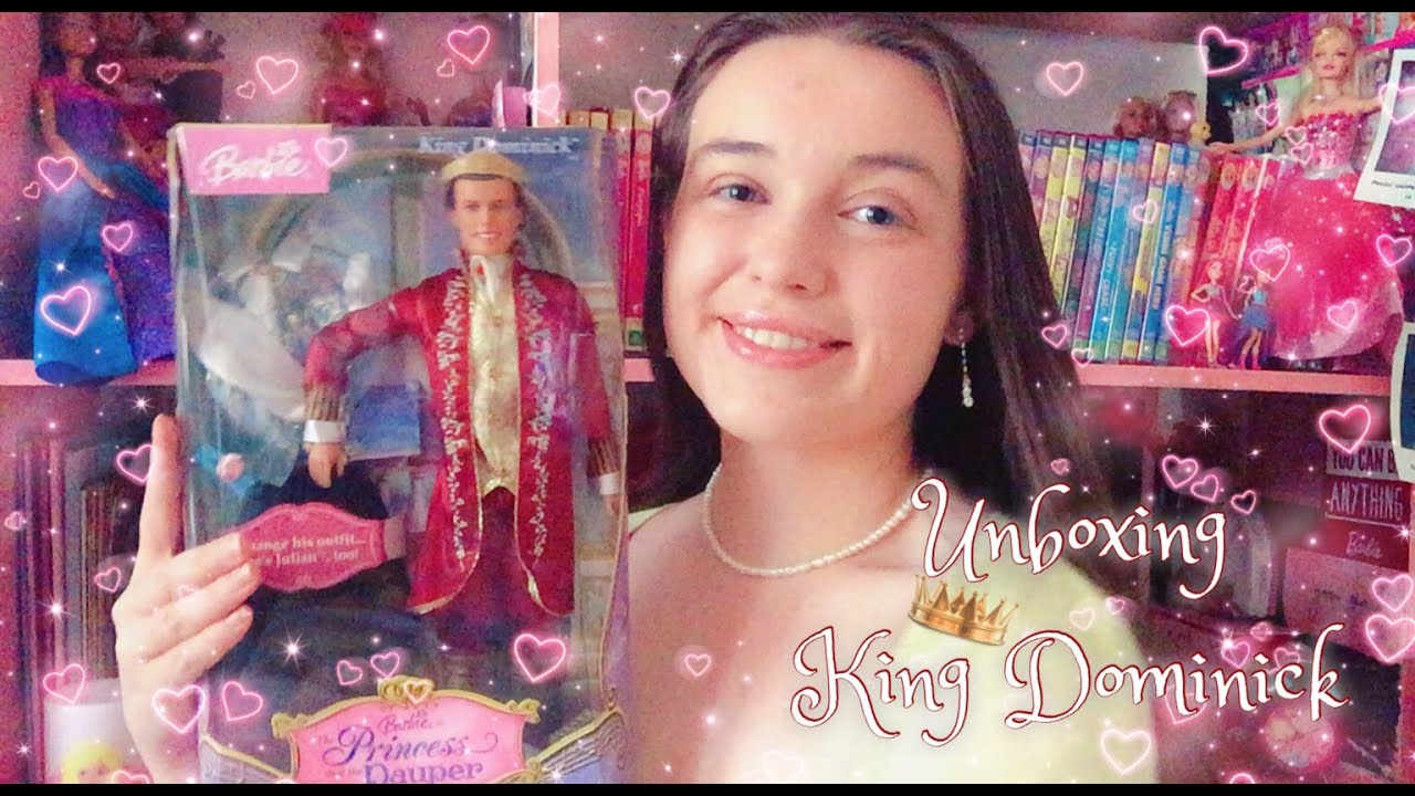 Unboxing King Dominick from Barbie The Princess & the Pauper (& showing all my Barbie princes)