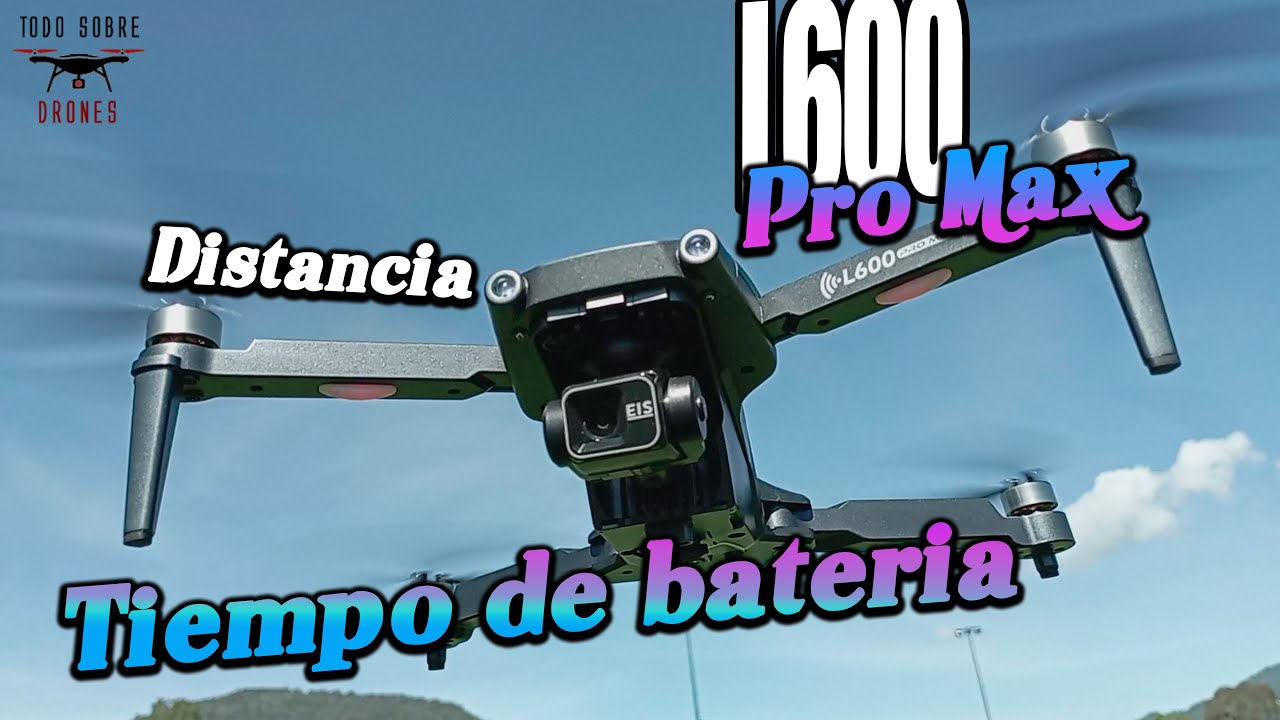 DRON L600 🚁 distancia máxima 🤔 duración de batería 😱 económico 😭 la verdad no lo recomiendo