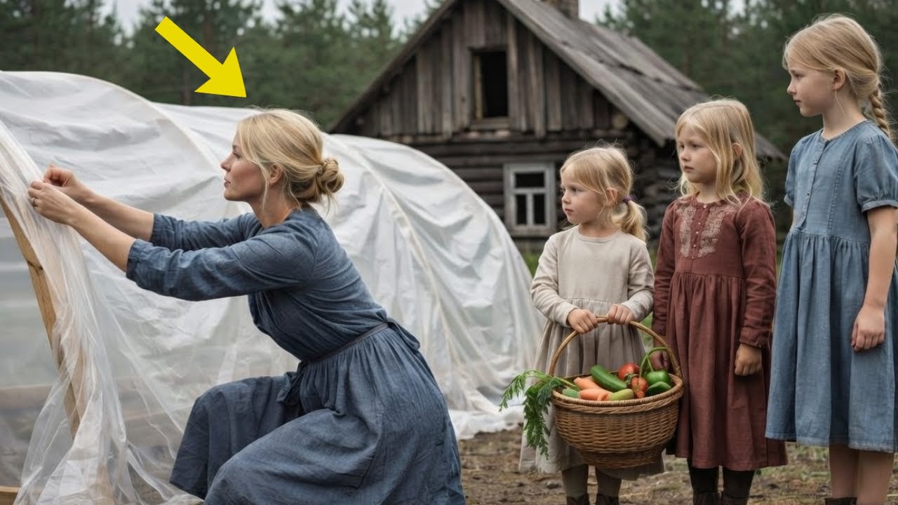 Fue Expulsada con Sus Tres Hijas… Lo Que Construyó en el Bosque Cambió Sus Vidas para Siempre