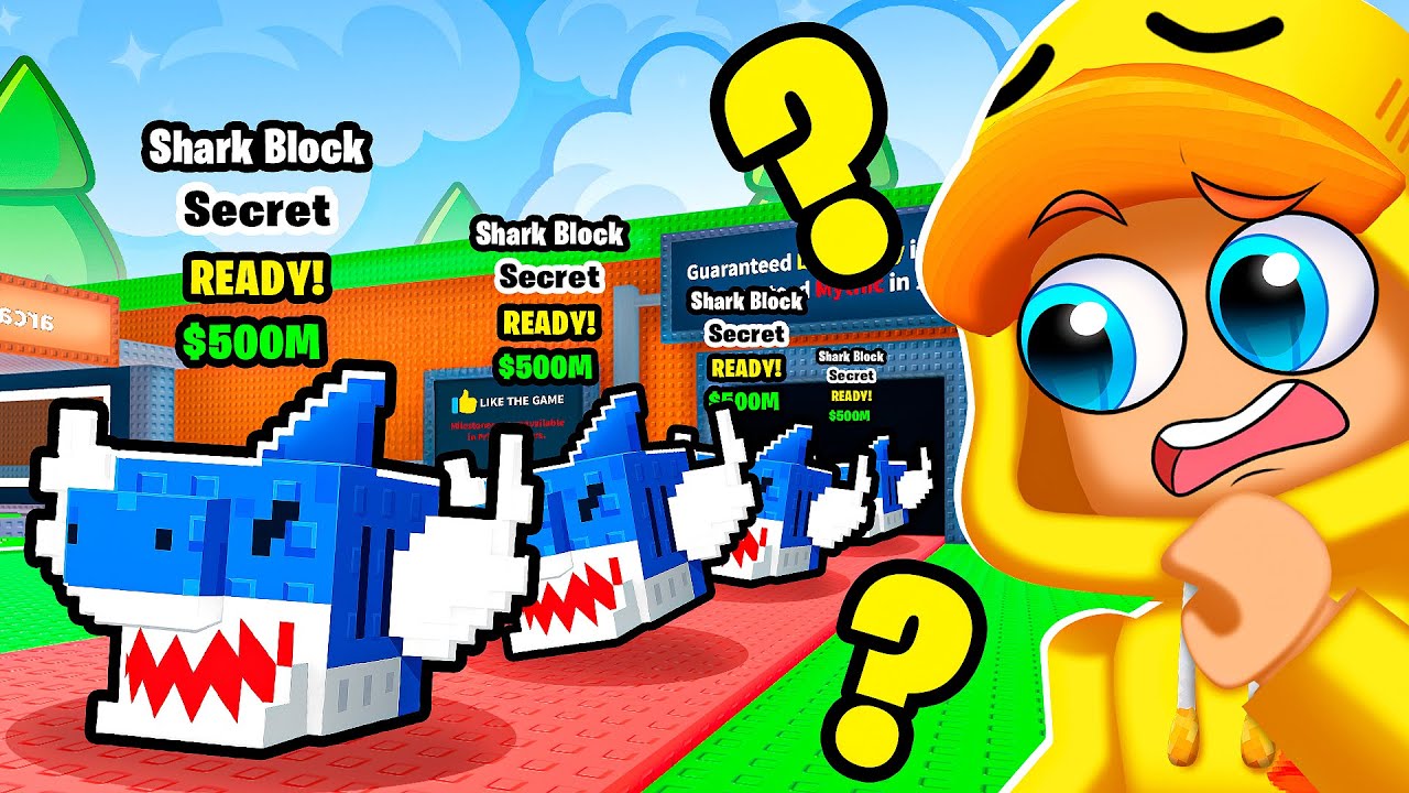 Ik Kreeg 100 SHARK LUCKY BLOCKS In Steal A Brainrot! (Roblox)