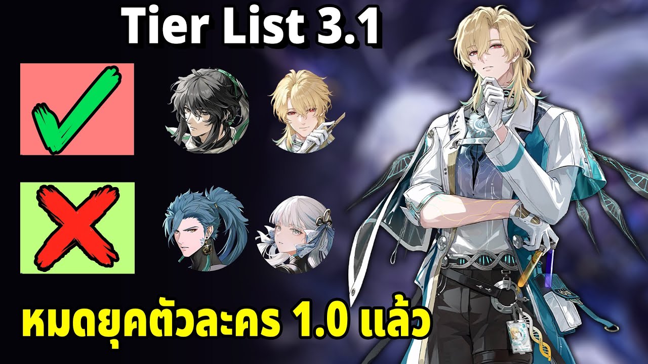 Tier List ตัวละครสำหรับผู้เล่นใหม่ อัพเดตล่าสุด | Wuthering Waves