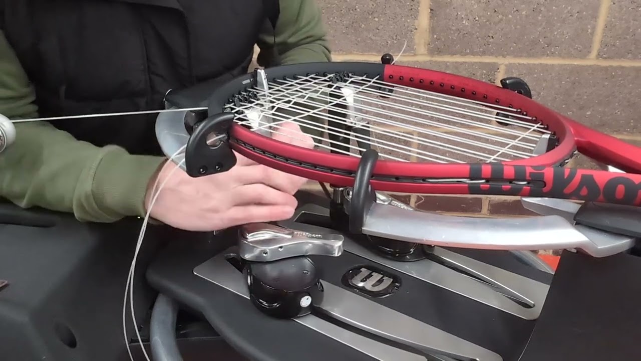 Around The World (ATW) Tennis Racket Stringing Tutorial
