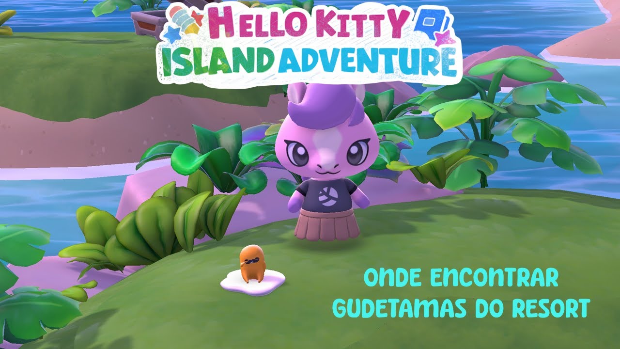 Gudetamas do Resort à Beira-Mar 🏝️ 📸⛱️🎉| Hello Kitty Island Adventure PT-BR