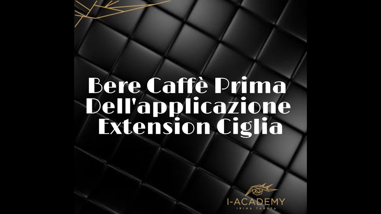 Bere Caff&egrave; Prima dell'Applicazione Extension Ciglia | Domanda Instagram @irinataruta