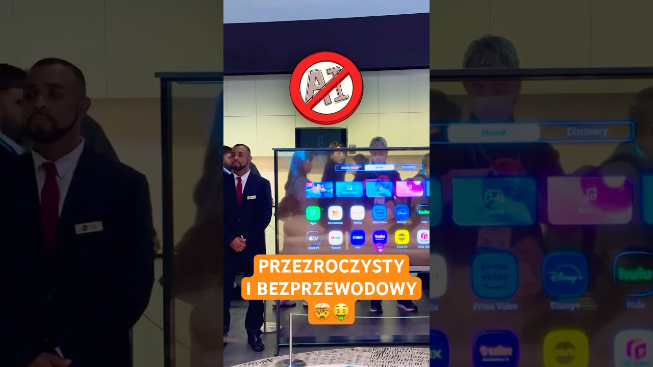 PRZEZROCZYSTY TELEWIZOR - LG NAPRAWDĘ GO SPRZEDAJE! I JEST BEZPRZEWODOWY - MAGICZNY SIGNATURE OLED T