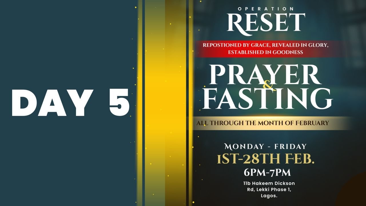 DAY 5 | PRAYER AND FASTING | 05-02-2026