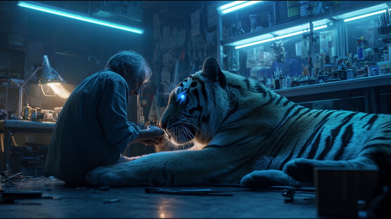 Aliens Deserted Their Tiger-Like Beast, Ravaged by Deadly Parasites—Until a Human Stepped In |