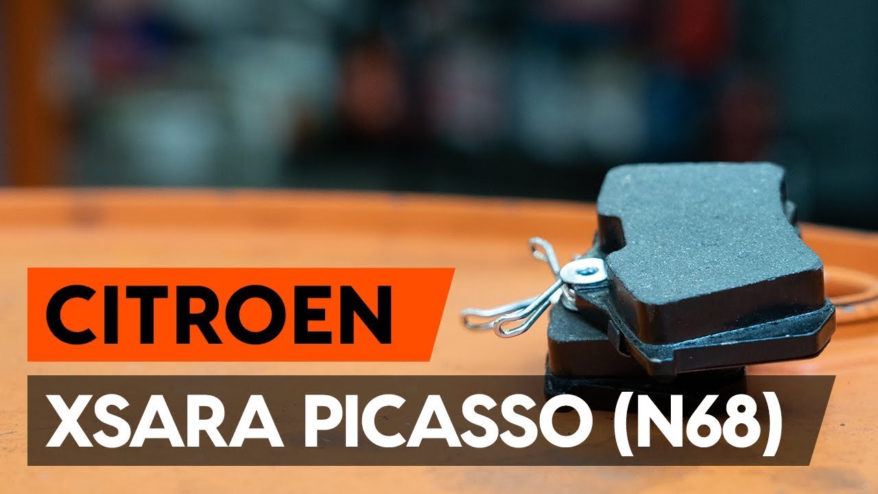 CITROEN XSARA PICASSO (N68) első fékbetét csere [ÚTMUTATÓ AUTODOC]