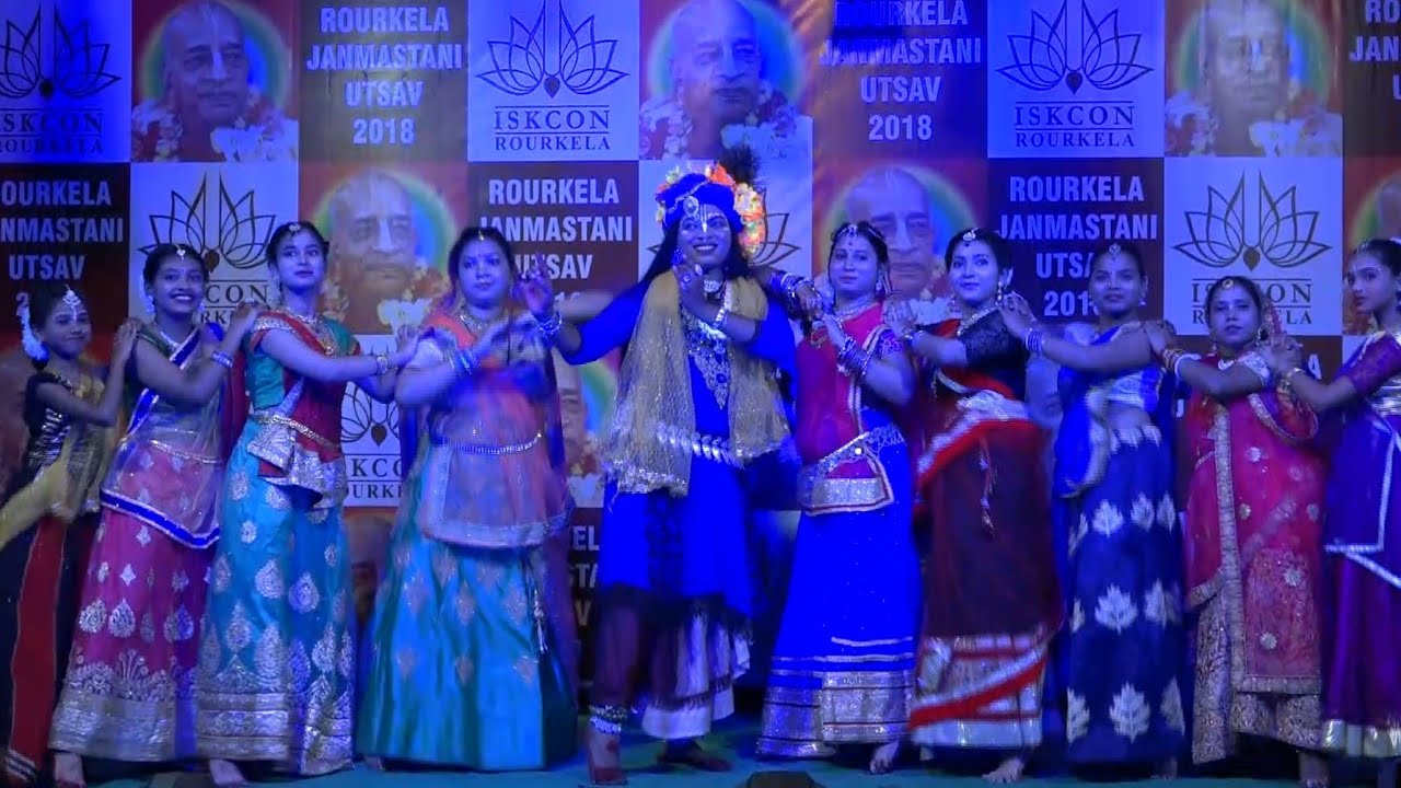 2018 Janmastami Dance - Banke bihari ke dekh chhata by ISKCON Matajis