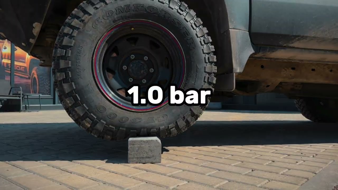Anvelopă Comforser CF3000 265/75 R16 testat cu presiuni diferite 🚗 #anvelope #offroad #4x4 #tyre