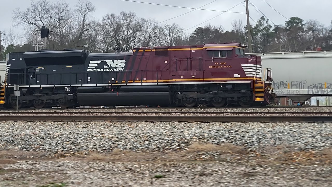 Ns 1230 throttles up into Irondale 1-9-26