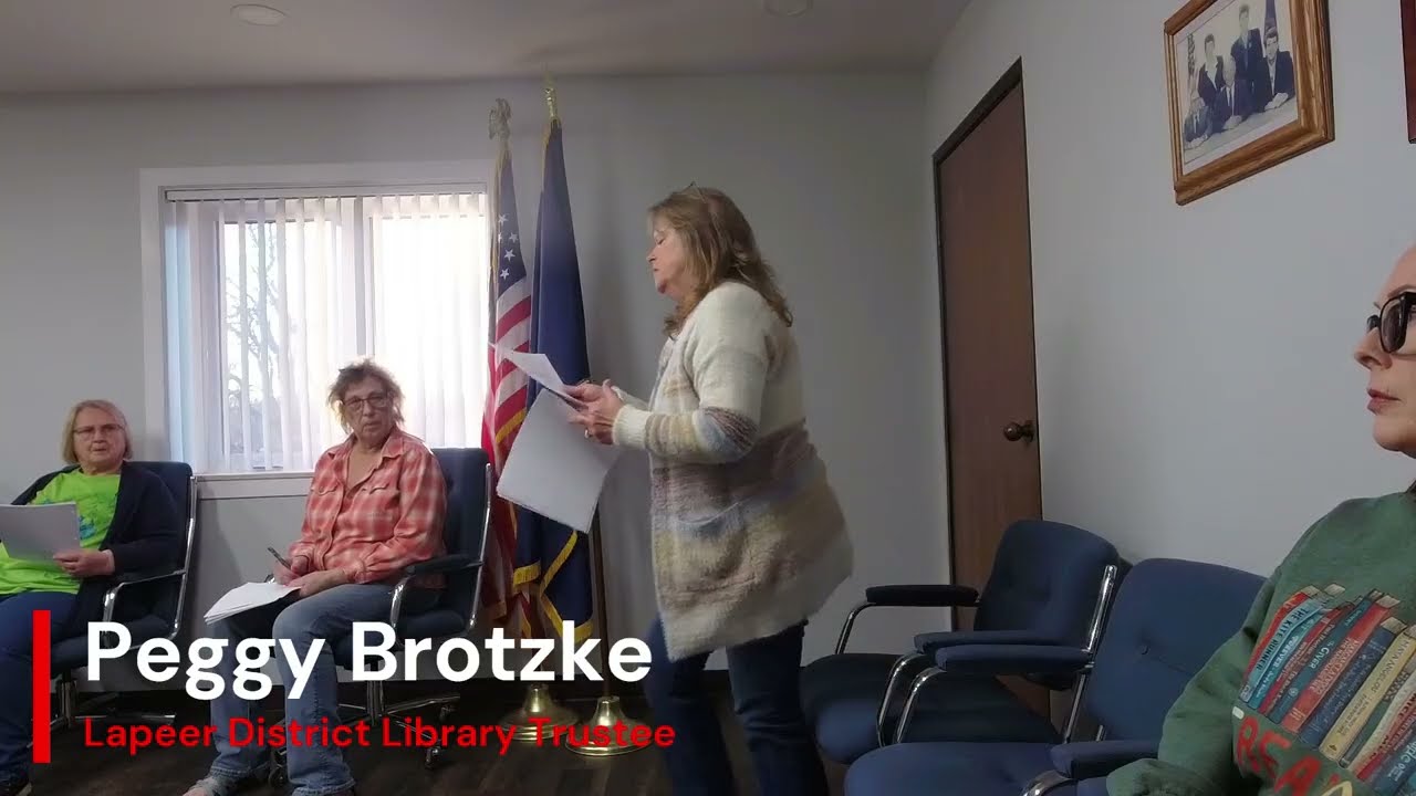 March 9, 2026 Lapeer Township library-related public comments
