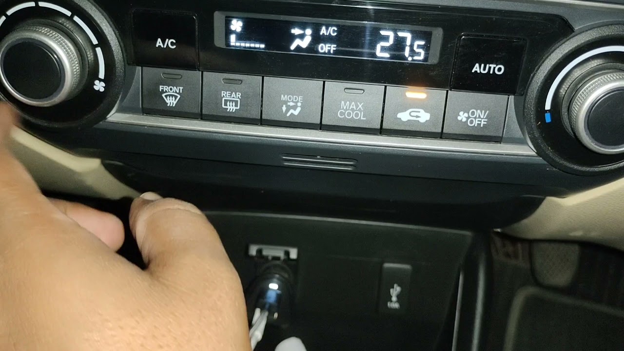 Full details about the A/C of Honda Amaze 2021 petrol
