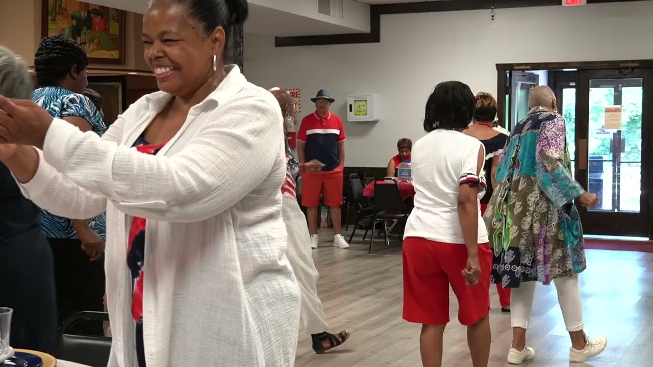 Cha Cha at Major Myles Birthday with DMV Senior Hand Dancers, American Legion, Cheverly MD 7/3/23