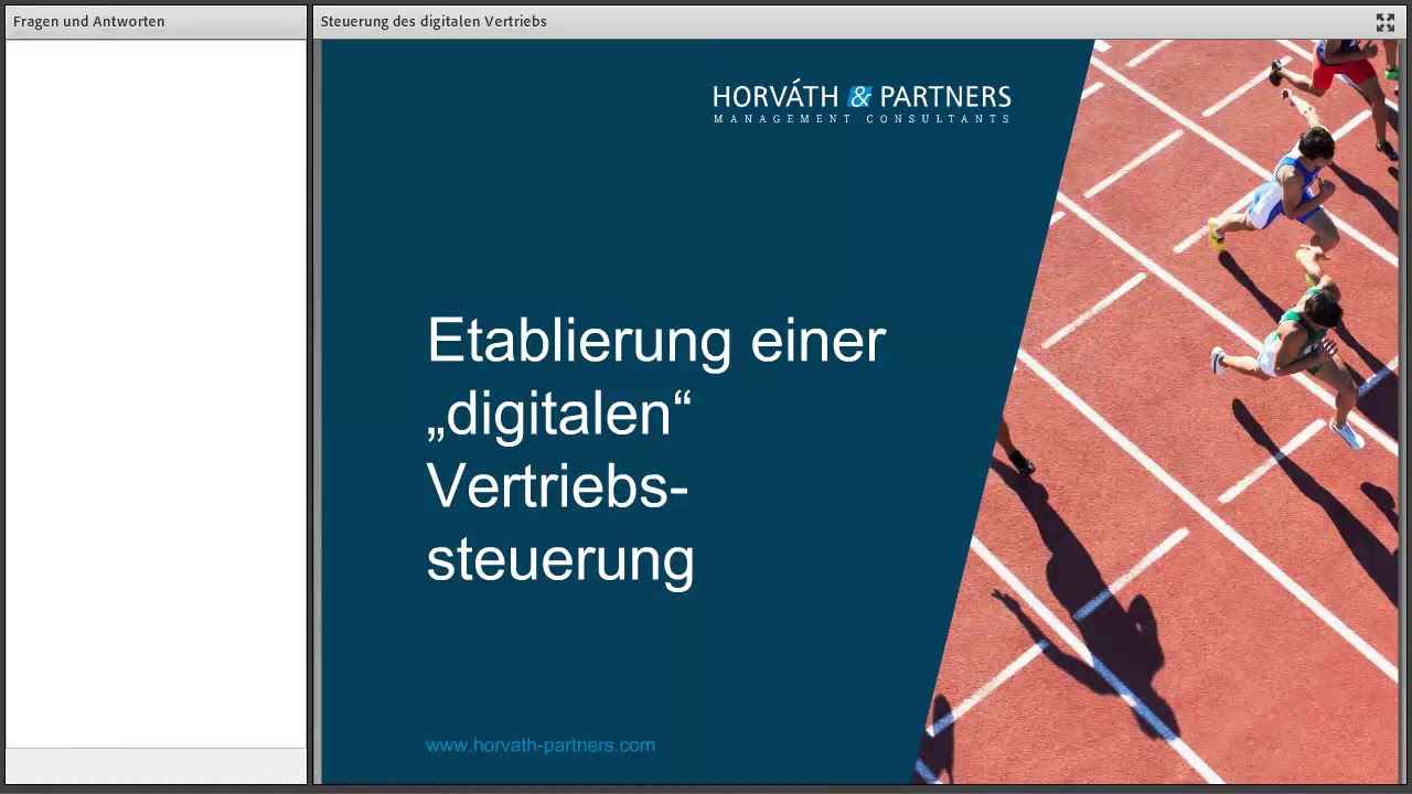 Webinar: Steuerung des digitalen Bankvertriebs – Digitalisierung der Vertriebssteuerung