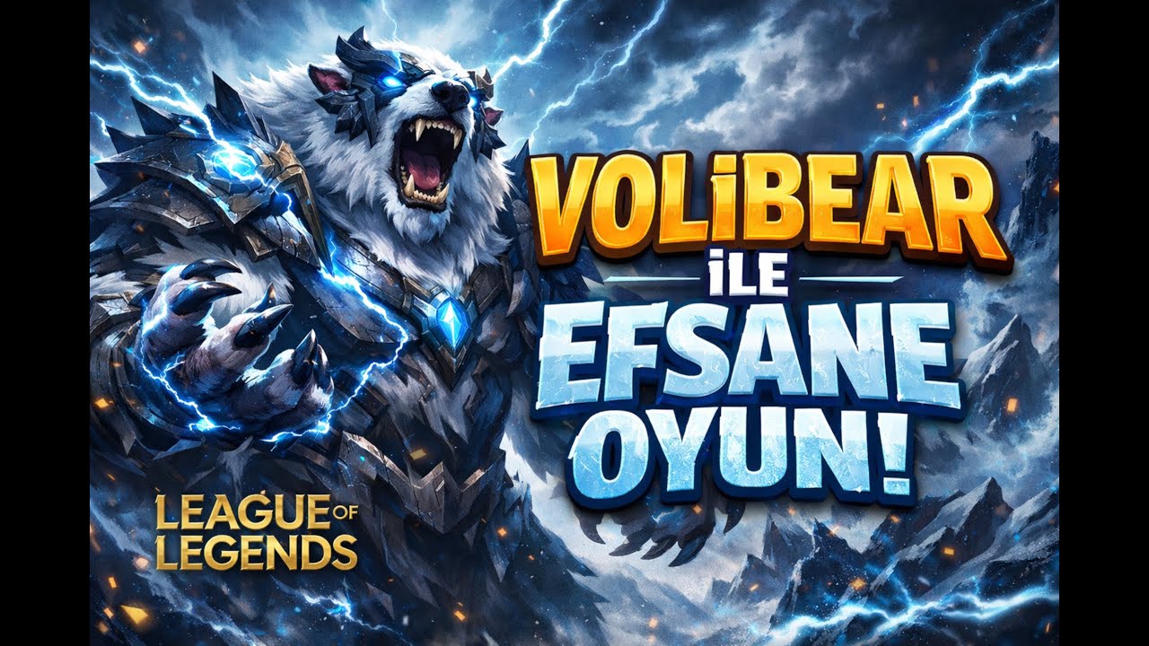 KARŞI JUNGLE AFK KALDI  | VOLİBEAR JUNGLER |