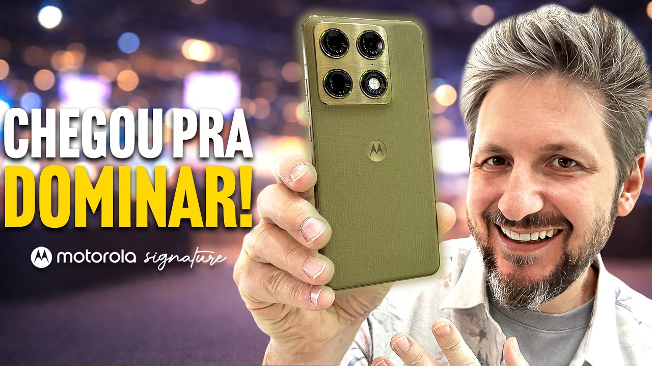Motorola SIGNATURE: o topo de linha ultrafino MAIS COMPLETO? | Hands-on