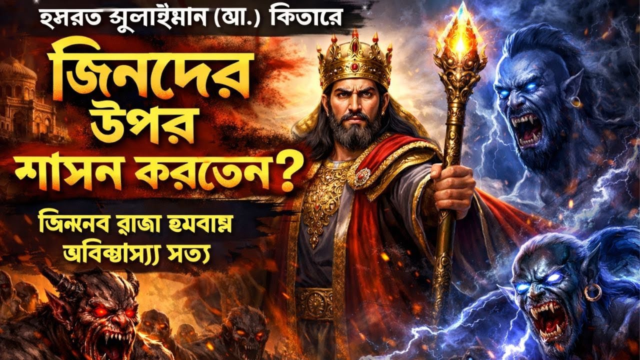 হযরত সুলাইমান (আ.) কিভাবে জিনদের উপর শাসন করতেন? | জিনদের রাজা হওয়ার অবিশ্বাস্য সত্য