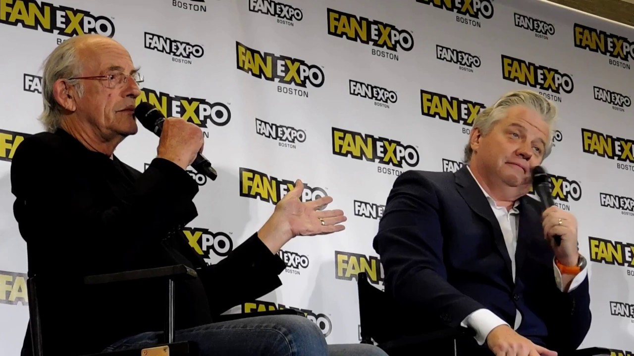 Back to the Future guests Christopher Lloyd and Thomas Wilson at Fan Expo Boston 2018