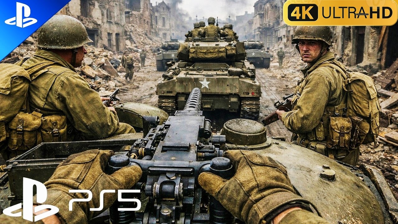 (PS5) FULL-SCALE ALLIED ASSAULT | REALISTIC ULTRA GRAPHIC GAMEPLAY [4k 60FPS]