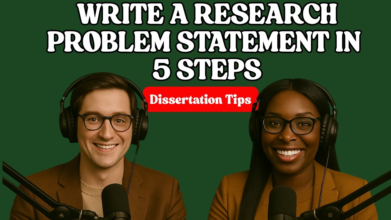 Dissertation PROBLEM STATEMENT in 5 easy steps | What is the PROBLEM STATEMENT in RESEARCH!