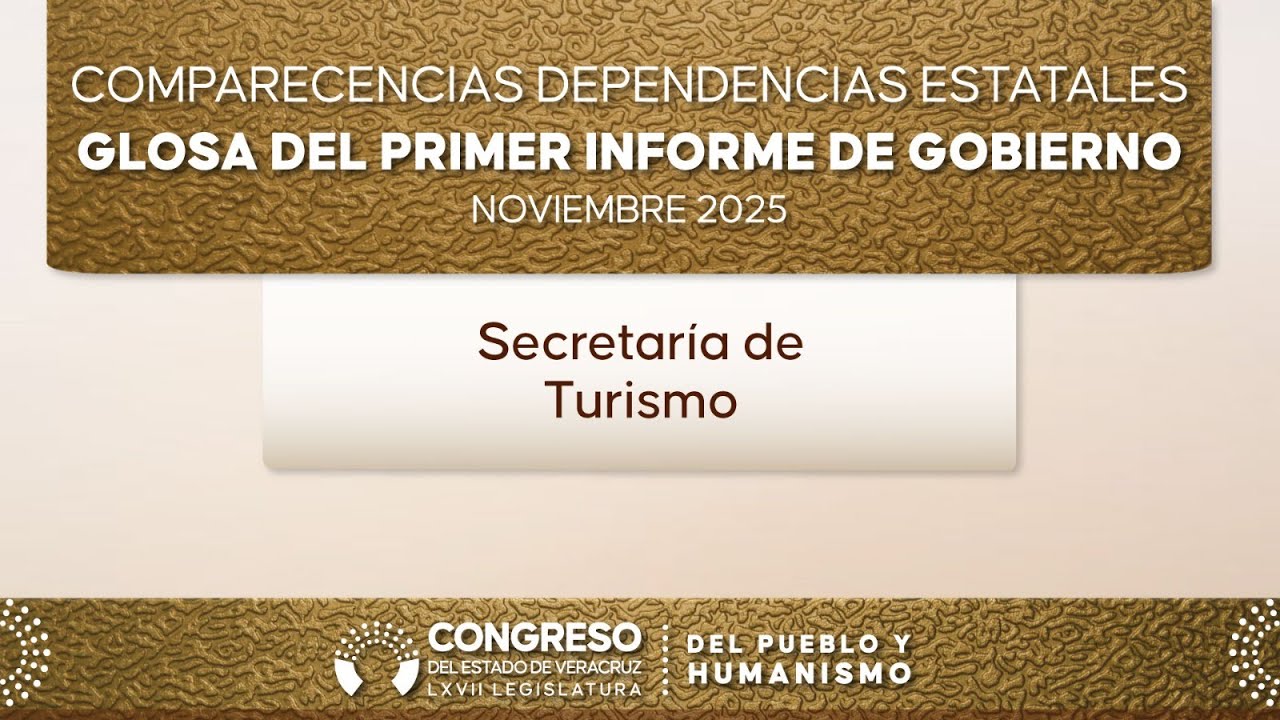 Comparecencia de la Secretaría de Turismo - 19 Noviembre 2025