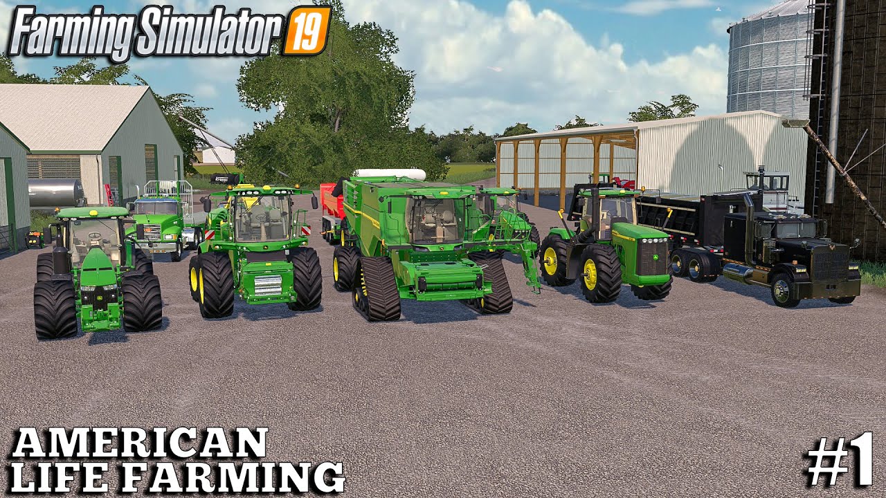I CREATED A JOHN DEERE HEAVEN! | American Life Farming | Farming Simulator 19 | Episode 1