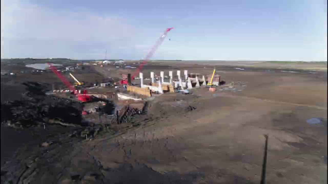 Aqueduct Construction Time Lapse Video