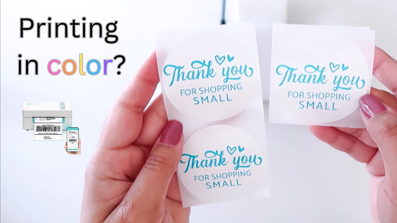 Offnova Color Labels and Bluetooth Thermal Printer Unboxing and Review - #smallbusiness