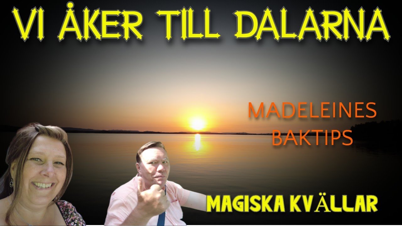 Vi åker till Dalarna och finner fina ställplatser som vi upplever med fina vänner.