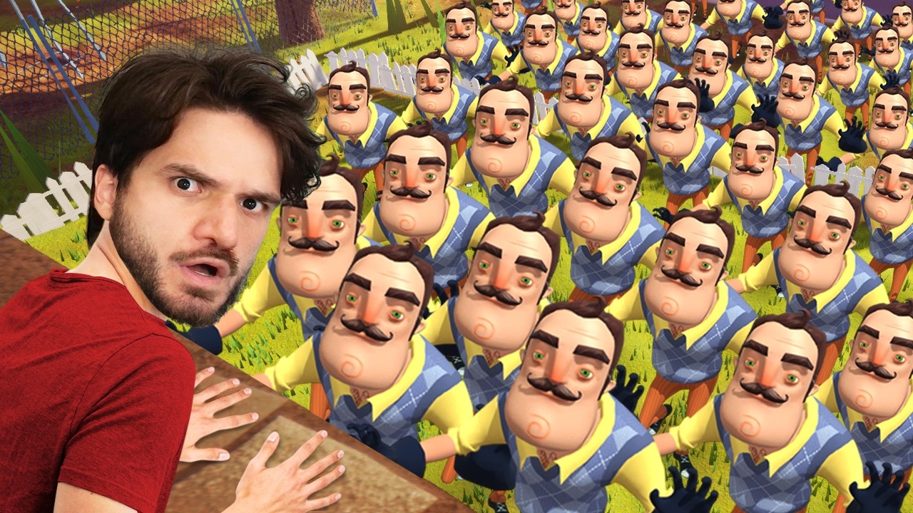 HELLO NEIGHBOR, MAS TEM 50 VIZINHOS ME PERSEGUINDO!