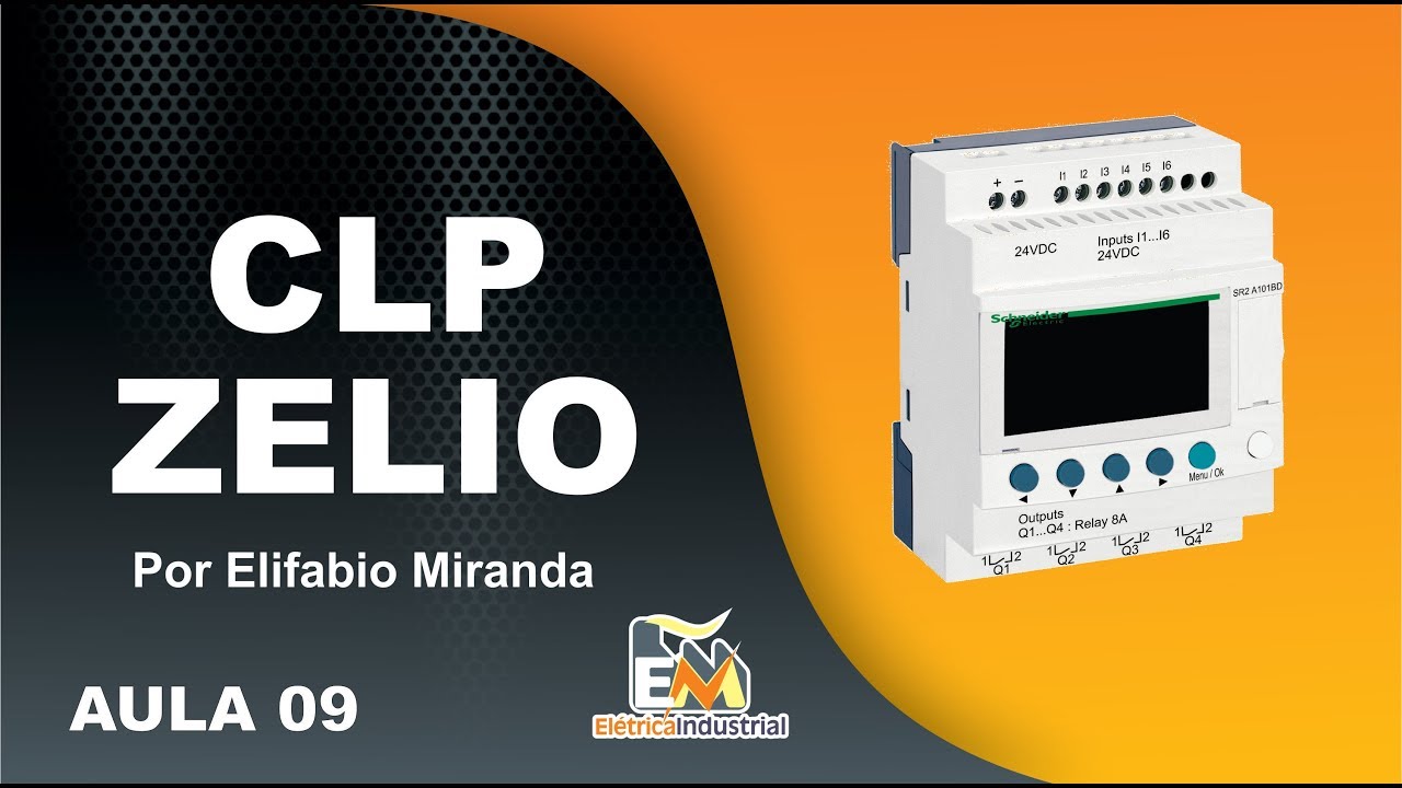 Linguagem LADDER no CLP Zelio da Schneider Eletric. AULA 09 (CONTADOR DE PULSOS)